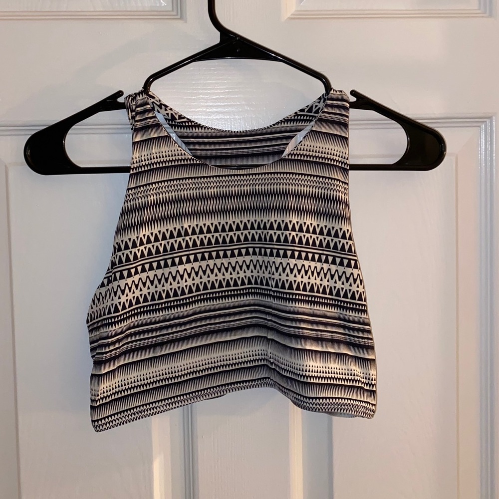 Tribal High Neck Bikini Top